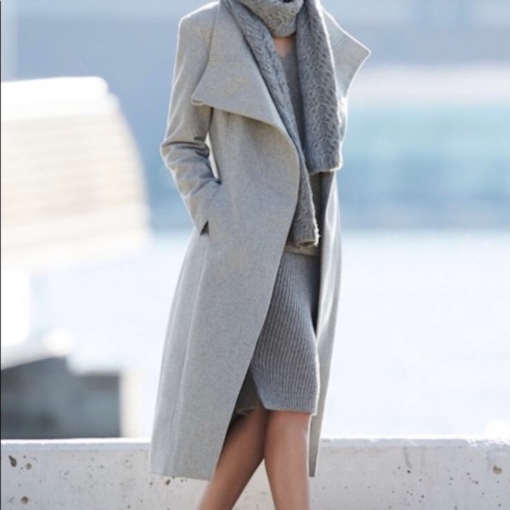 Kenneth Cole Wool Blend Maxi Coat